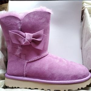 Women's UGG Daelynn Boots Prickly Rose Purple Size 8 7.5